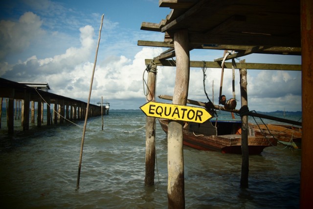 Equator at Lingga