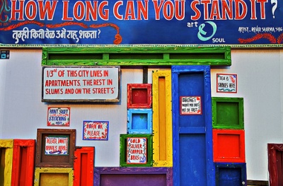 How long can you stand it? Kala Ghoda Arts Festival 2009, Mumbai - India